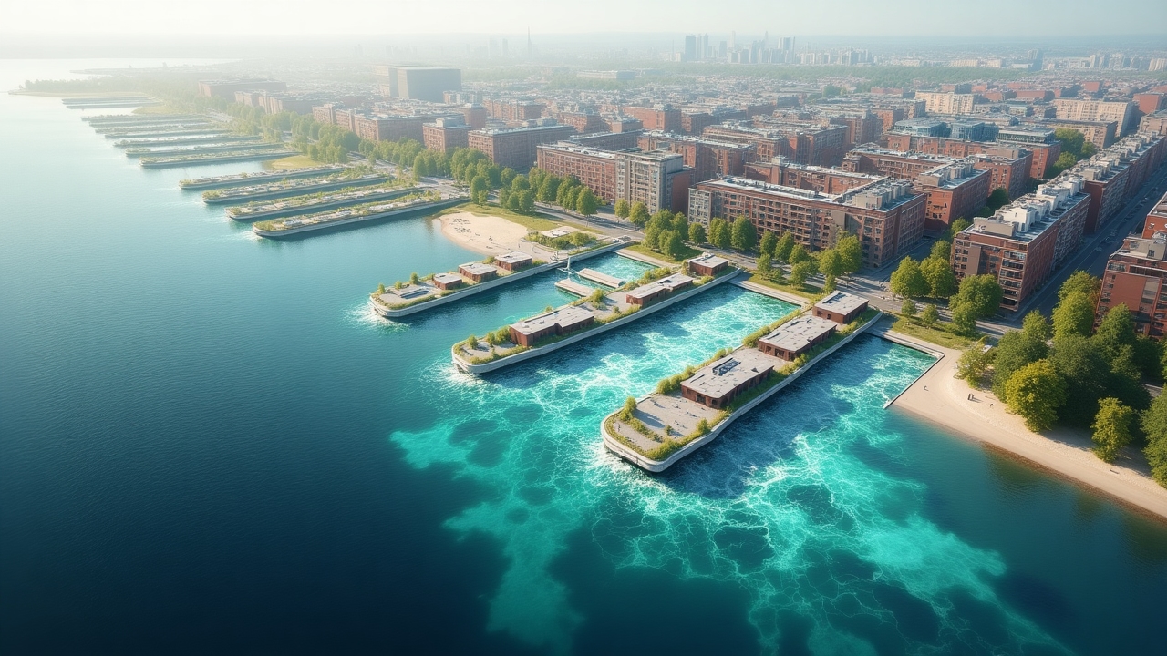 Parametrisch optimierte Wasserfrontentwicklung in Hamburg