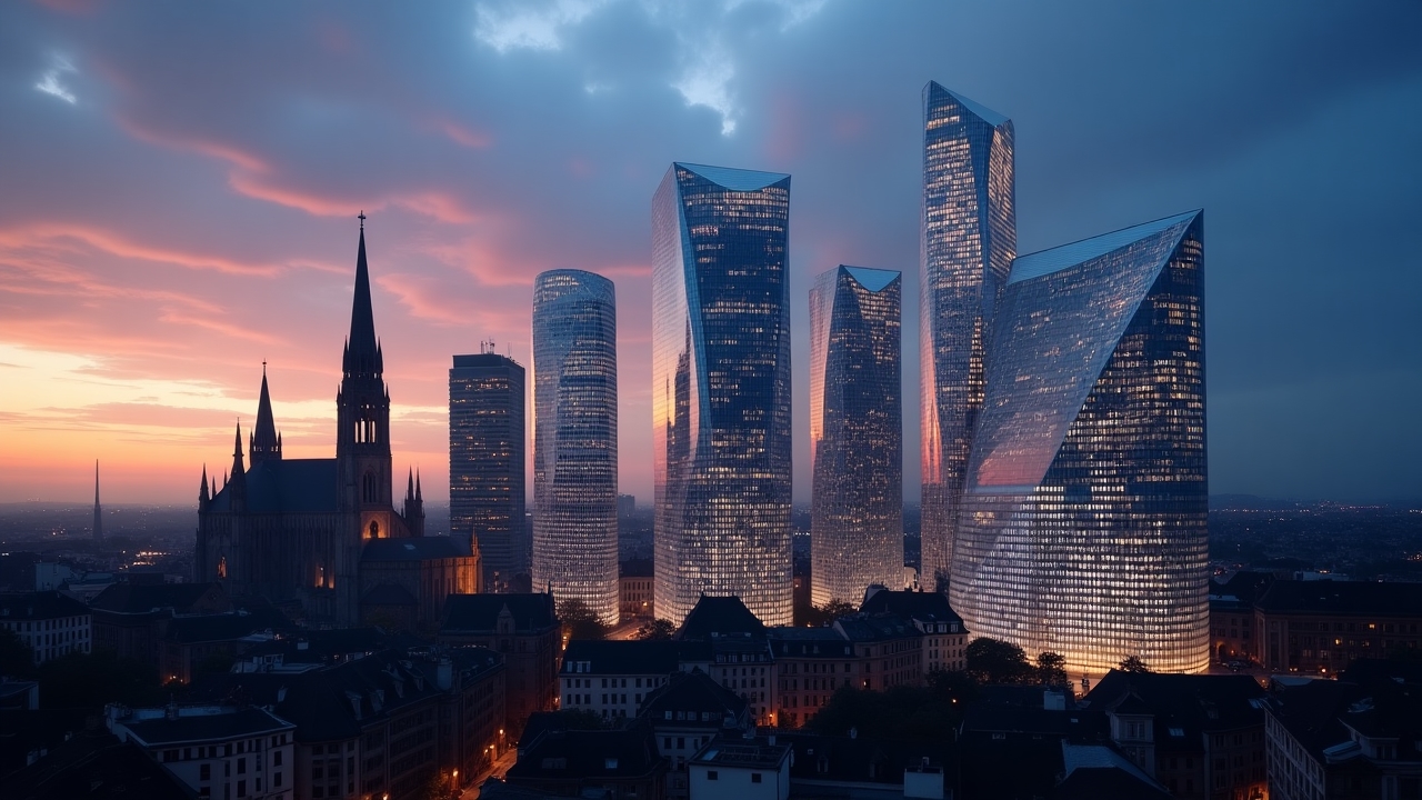 KI-optimiertes Bürogebäude in München